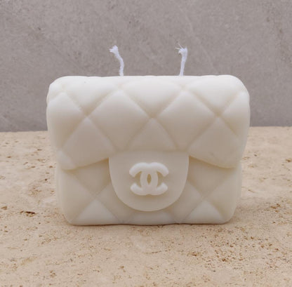 Bougie sac à main inspiration CH